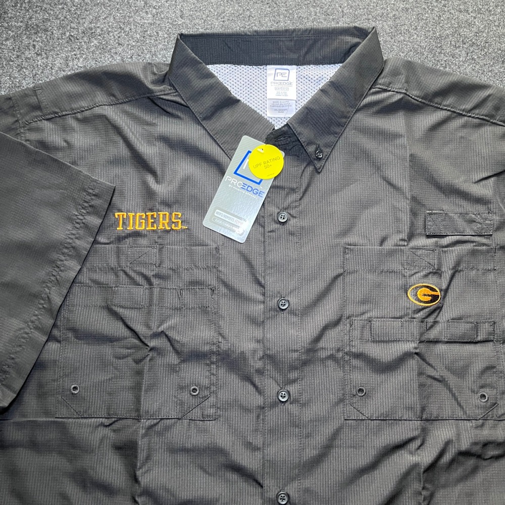 Proedge Fishing Shirt Men 2XL Black NEW Grambling State Tigers UPF 50+ Ripstop